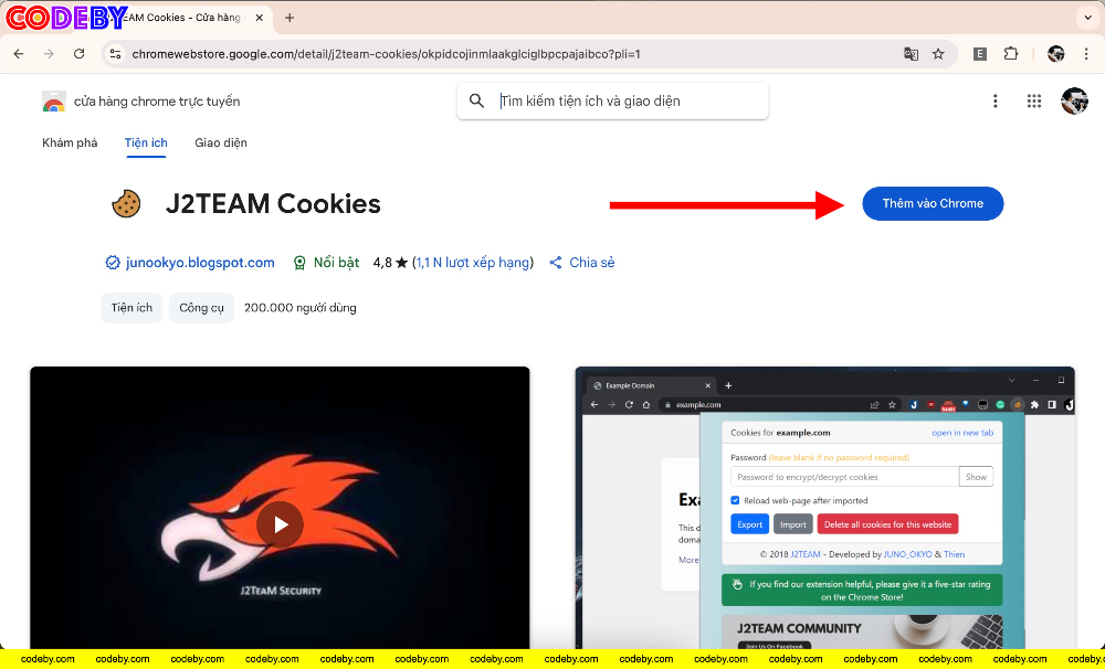 J2TEAM Cookies Chrome Web Store